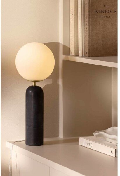 Stolne Lampa Globen Lighting, Torrano, Crno, Dnevna soba, Staklo, Dizajn