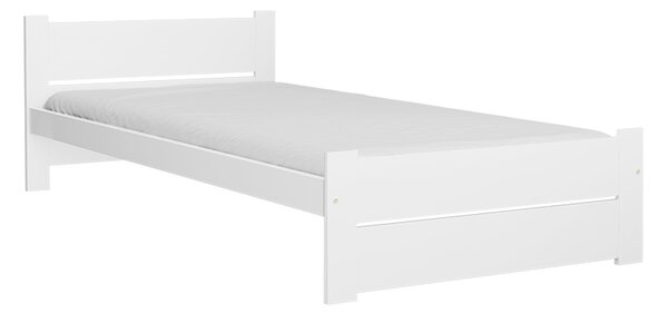 Krevet IKAROS DOUBLE 90 x 200 cm, bijeli Podnica: Bez podnice, Madrac: Bez madraca