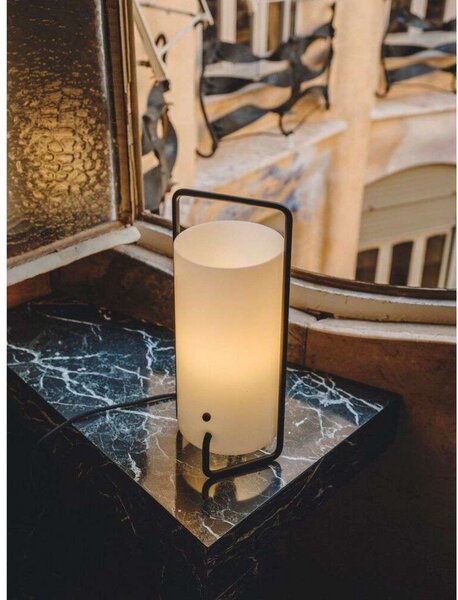 Stolne Lampa Santa & Cole, prigušiv, Crno, Dnevna soba, Plastika