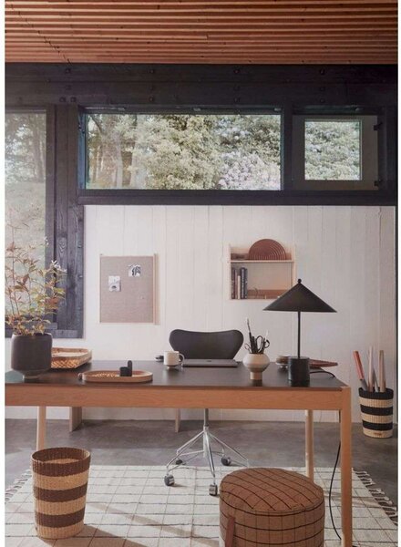 Stolne Lampa OYOY Living Design, Kasa, Crno, Dnevna soba, Metal, Skandinavski