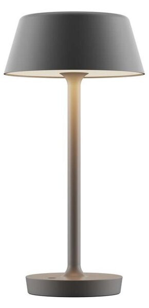 Stolne Lampa ANTIDARK, prigušiv, Sivo, Dnevna soba, Aluminij