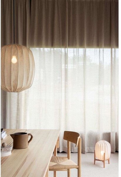Stolne Lampa Watt & Veke, prigušiv, Bijela, Dnevna soba, Drvo, Skandinavski