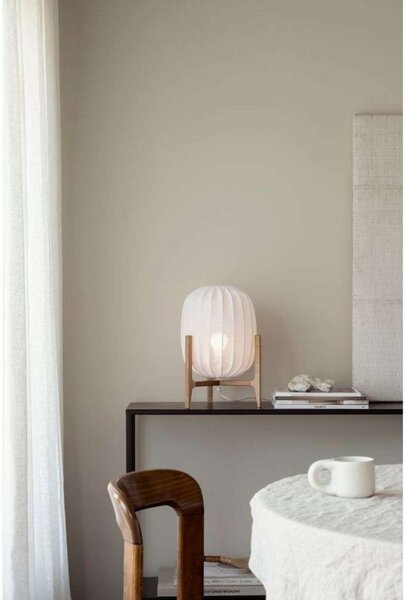 Stolne Lampa Watt & Veke, prigušiv, Bijela, Dnevna soba, Drvo, Skandinavski