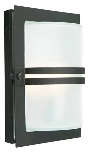 Basel LED Vanjski Zidna lampa Matirano/Crna - Norlys