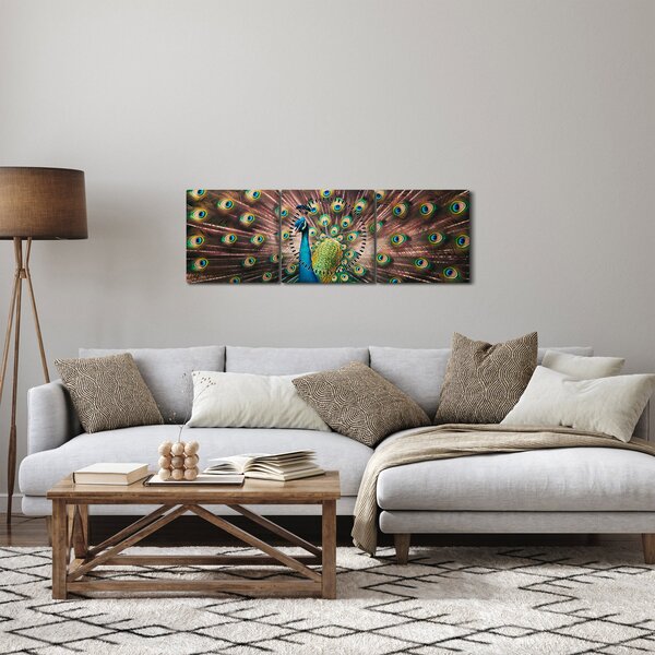 Slika - Paun (sa satom) (90x30 cm)