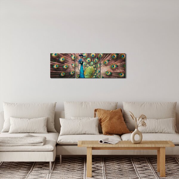 Slika - Paun (sa satom) (90x30 cm)
