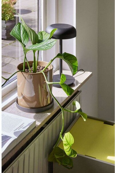 Stolne Lampa Hübsch, prigušiv, Crno, Dnevna soba, Plastika