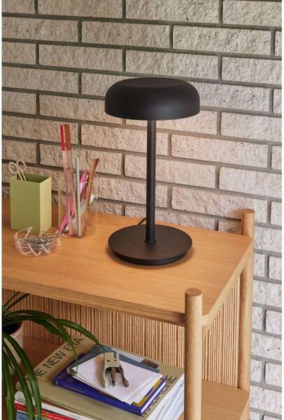 Stolne Lampa Hübsch, prigušiv, Crno, Dnevna soba, Plastika