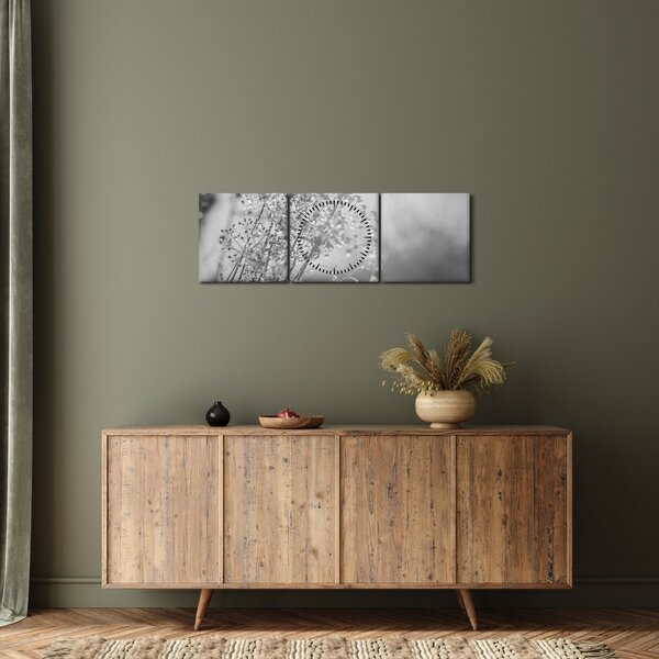 Slika - Livada poslije kiše (sa satom) (90x30 cm)