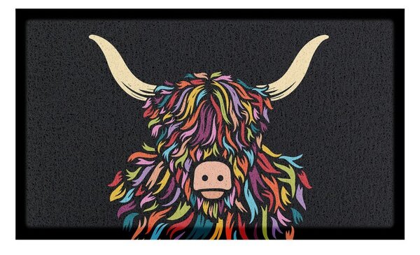 Otirač od PVC-a 40x70 cm Highland Cow – Artsy Doormats