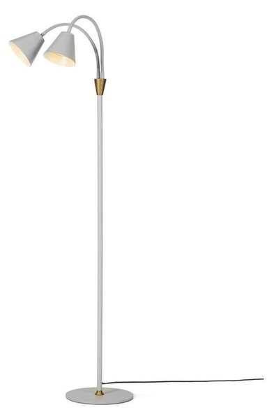 Podne Lampa Halo Design, Sivo, Dnevna soba, Metal