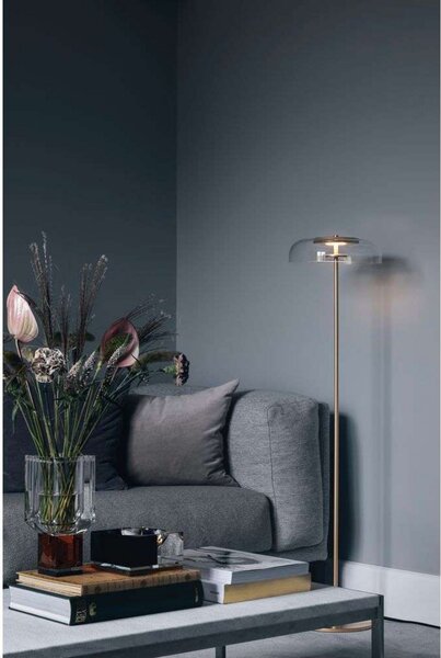Podne Lampa Nuura Aps, Blossi, prigušiv, Zlato / mjed, Dnevna soba, Metal, Skandinavski