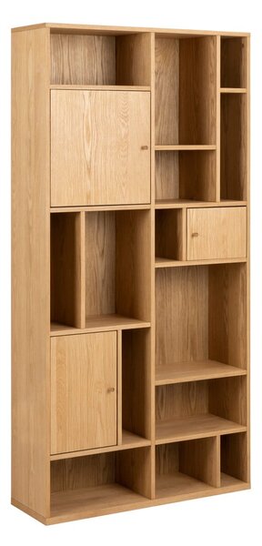 Biblioteka u dekoru hrasta u prirodnoj boji 90x180 cm Rangoon – Actona