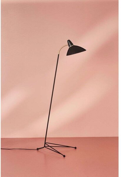Podne Lampa Warm Nordic, Lightsome, Crno, Dnevna soba, Metal, Skandinavski