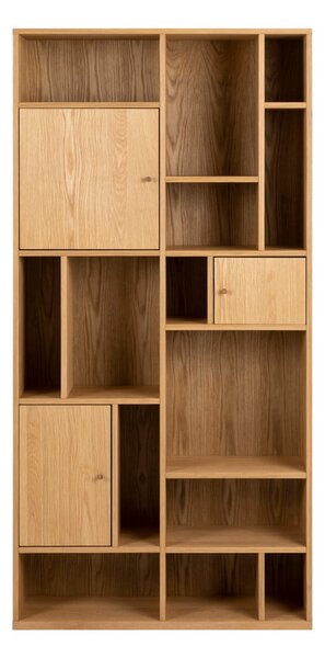 Biblioteka u dekoru hrasta u prirodnoj boji 90x180 cm Rangoon – Actona
