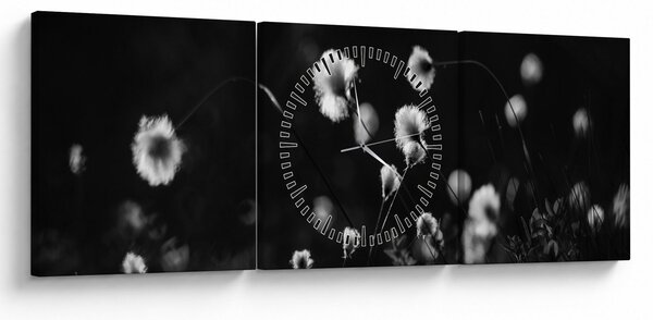 Slika - Livada s pamučnicom N⁰1 (sa satom) (90x30 cm)