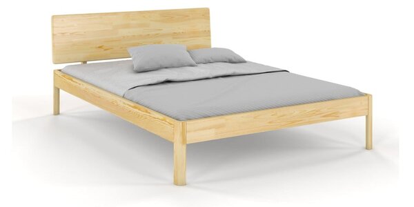 Bračni krevet od borovine 200x200 cm u prirodnoj boji Ammer - Skandica