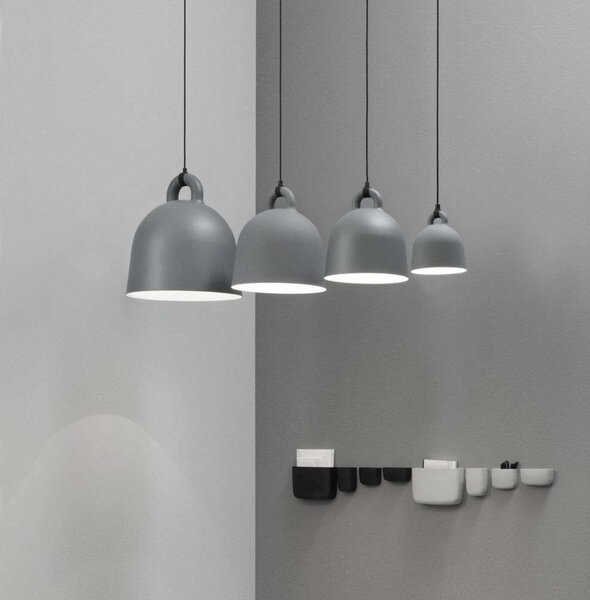 Viseće Svjetiljka Normann Copenhagen, Sivo, Dnevna soba, Aluminij