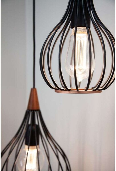 Viseće Svjetiljka Halo Design, Crno, Dnevna soba, Metal
