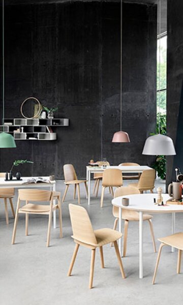 Viseće Svjetiljka Muuto, Sivo, Blagovaonica, Aluminij