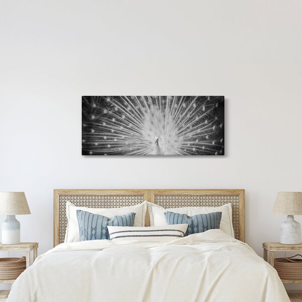 Slika - Bijeli paun (120x50 cm)