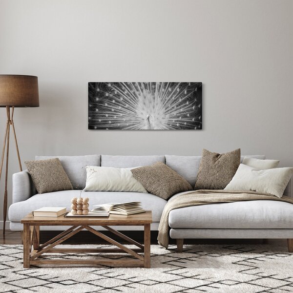 Slika - Bijeli paun (120x50 cm)