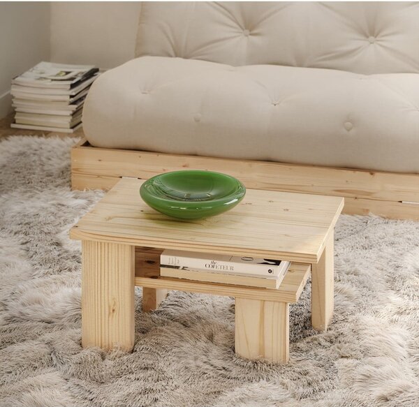 Stolić za kavu od masivnog bora u prirodnoj boji 45x68 cm Japan – Karup Design