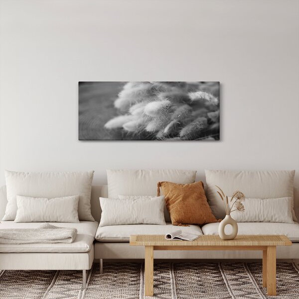 Slika - zečji rep trava na stolu (120x50 cm)