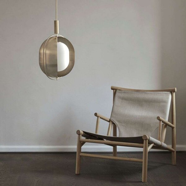 Viseće Svjetiljka 101 COPENHAGEN, Zlato / mjed, Dnevna soba, Staklo
