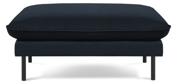 Tabure za noge od tamnoplavog baršuna Vienna - Cosmopolitan Design