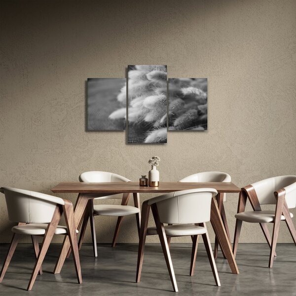 Slika - zečji rep trava na stolu (90x60 cm)