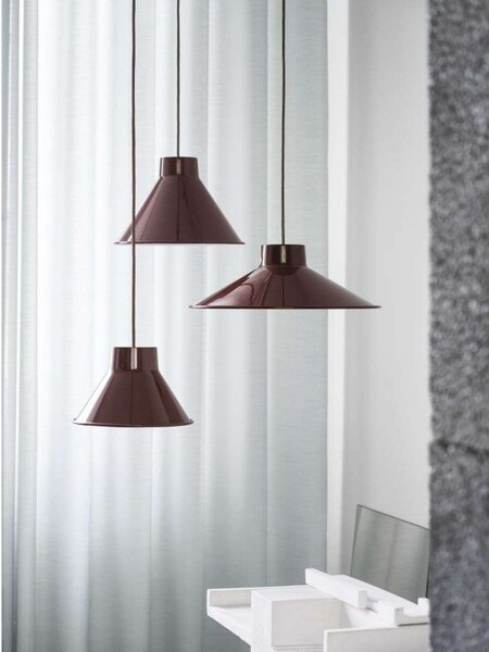 Viseće Svjetiljka Muuto, Crvena, Blagovaonica, Metal, Dizajn