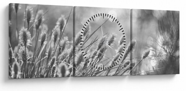 Slika - Bež mekana trava N⁰1 (sa satom) (90x30 cm)