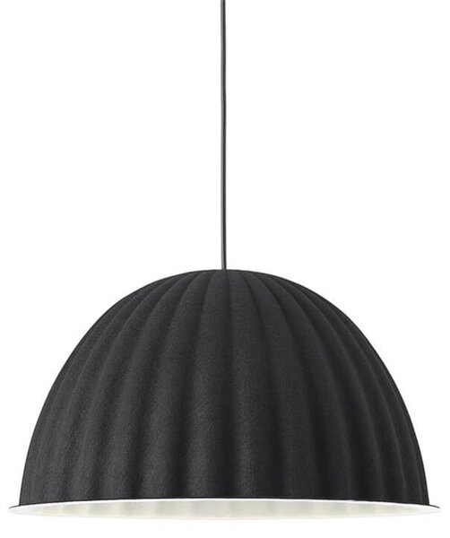 Viseće Svjetiljka Muuto, prigušiv, Crno, Blagovaonica, Tkanina / tekstil