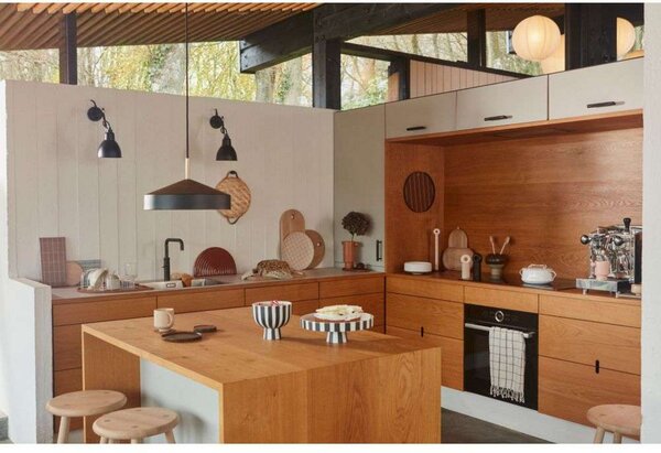 Viseće Svjetiljka OYOY Living Design, Hat Small, Crno, Blagovaonica, Metal, Skandinavski
