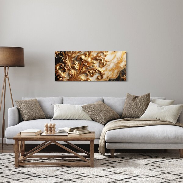 Slika - Mramor sa zlatom (120x50 cm)