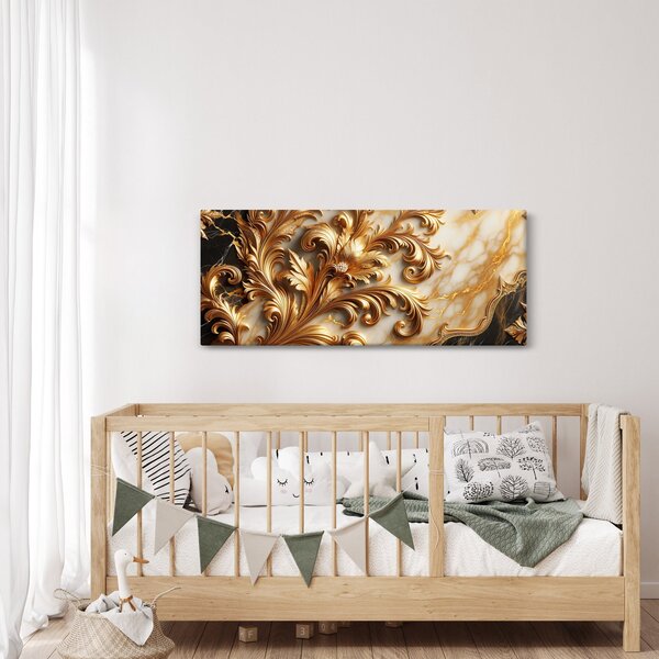 Slika - Mramor sa zlatom (120x50 cm)