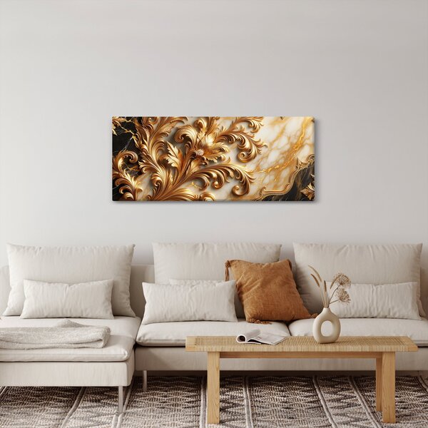 Slika - Mramor sa zlatom (120x50 cm)