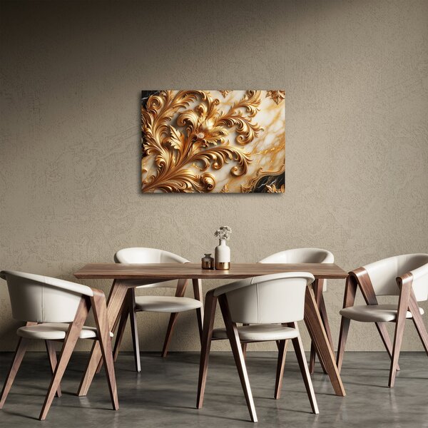 Slika - Mramor sa zlatom (70x50 cm)
