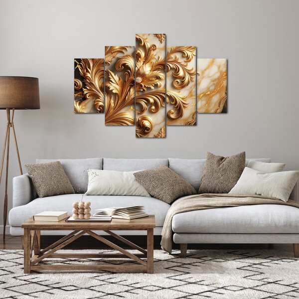 Slika - Mramor sa zlatom (150x105 cm)