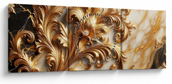 Slika - Mramor sa zlatom (sa satom) (90x30 cm)