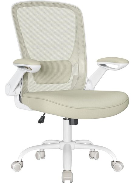 Ergonomska uredska stolica, boja zobene bež