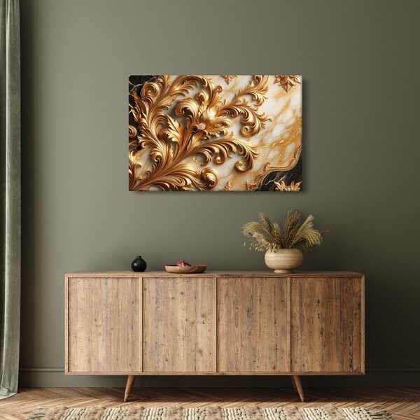 Slika - Mramor sa zlatom (90x60 cm)