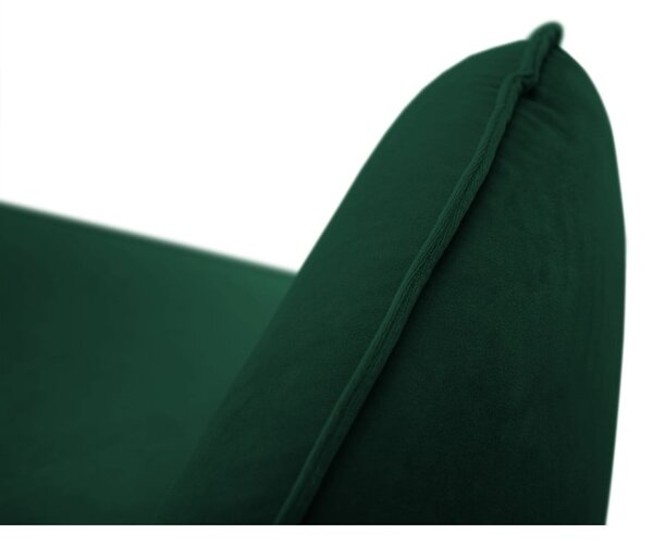 Tamnozelena baršunasta sofa 160 cm Vienna - Cosmopolitan Design