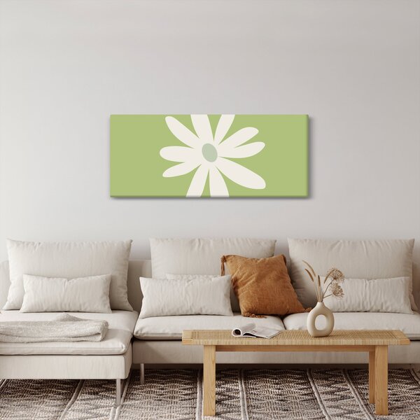 Slika - Hipiji, zeleno cvijeće N⁰2 (120x50 cm)