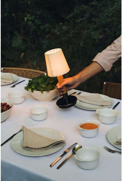 Stolne Lampa Santa & Cole, prigušiv, Bež, Dnevna soba, Drvo
