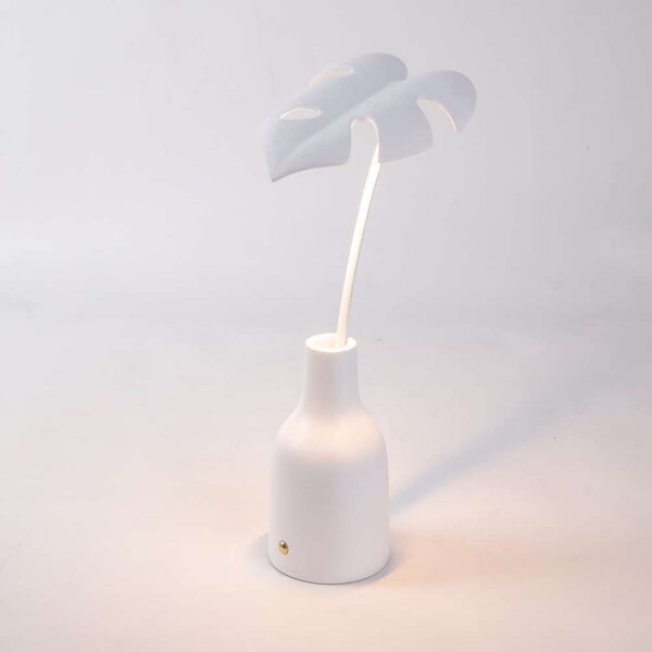 Stolne Lampa SELETTI, prigušiv, Bijela, Dnevna soba, Metal