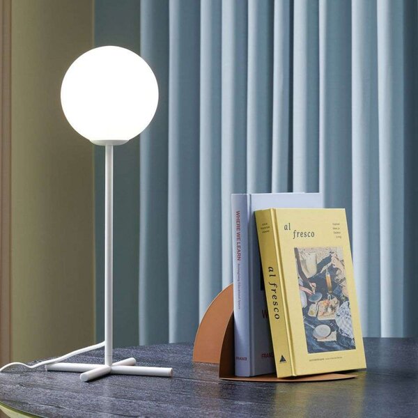 Stolne Lampa Hübsch, Bijela, Dnevna soba, Staklo