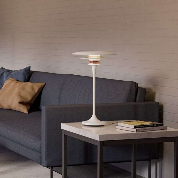 Diablo Stolna lampa Ø30 Matt Bijela/Rosé Srebro - Belid