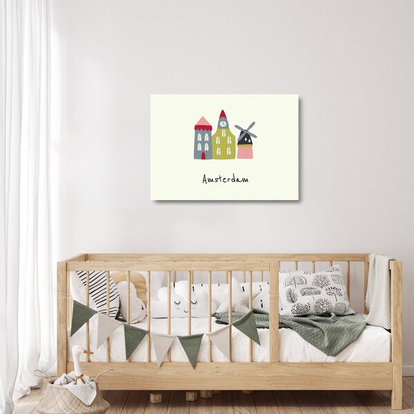 Staklena slika - Gradovi Europe N⁰4 (70x50 cm)